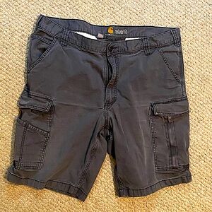 Men’s gray Carhartt cargo shorts